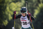01.10.2021, xkvx, Biathlon, Deutschlandpokal Altenberg, Sprint - weiblich, v.l. Angelina Strobel (Germany)