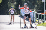01.10.2021, xkvx, Biathlon, Deutschlandpokal Altenberg, Sprint - weiblich, v.l. Julia Schuettler (Germany)