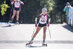 01.10.2021, xkvx, Biathlon, Deutschlandpokal Altenberg, Sprint - weiblich, v.l. Dana Horngacher (Germany)