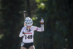 01.10.2021, xkvx, Biathlon, Deutschlandpokal Altenberg, Sprint - weiblich, v.l. Annalena Knab (Germany)