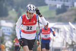 03.10.2021, xkvx, Biathlon, Deutschlandpokal Altenberg, Berglauf - maennlich, v.l. Marvin Guettler (Germany)