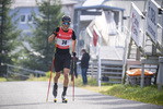 03.10.2021, xkvx, Biathlon, Deutschlandpokal Altenberg, Berglauf - maennlich, v.l. Silvio Riehl (Germany)