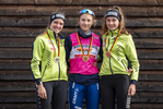 03.10.2021, xkvx, Biathlon, Deutschlandpokal Altenberg, Berglauf - weiblich, v.l. Lena Siegmund (Germany), Leni Dietersberger (Germany), Antonia Schramm (Germany)
