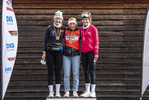 03.10.2021, xkvx, Biathlon, Deutschlandpokal Altenberg, Berglauf - weiblich, v.l. Selina Grotian (Germany), Lea Zimmermann (Germany), Marlene Fichtner (Germany)