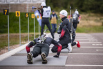 07.10.2021, xkvx, Biathlon Training Lavaze, v.l. Johannes Dale (Norway), Johannes Thingnes Boe (Norway)  