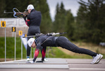 07.10.2021, xkvx, Biathlon Training Lavaze, v.l. Johannes Thingnes Boe (Norway)  
