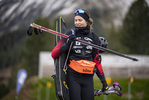 07.10.2021, xkvx, Biathlon Training Lavaze, v.l. Ida Lien (Norway)  