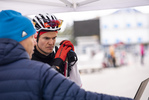 19.10.2021, xkvx, Biathlon Training Antholz-Anterselva, v.l. Schiesstrainer Engelbert Sklorz (Germany), Philipp Horn (Germany) / Schiessanalyse  