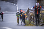 22.10.2021, xkvx, Biathlon Training Antholz-Anterselva, v.l. Justus Strelow (Germany), Philipp Horn (Germany), Benedikt Doll (Germany)  