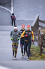 22.10.2021, xkvx, Biathlon Training Antholz-Anterselva, v.l. Justus Strelow (Germany), Philipp Horn (Germany), Benedikt Doll (Germany)  