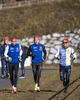 22.10.2021, xkvx, Biathlon Training Antholz-Anterselva, v.l. Johannes Kuehn (Germany), Roman Rees (Germany), Philipp Nawrath (Germany)  