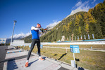 22.10.2021, xkvx, Biathlon Training Antholz-Anterselva, v.l. Johannes Kuehn (Germany)  