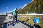 22.10.2021, xkvx, Biathlon Training Antholz-Anterselva, v.l. Physiotherapeut Silvio Thieme (Germany)  