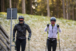 28.10.2021, xkvx, Biathlon Training Antholz-Anterselva, v.l. Vanessa Voigt (Germany), Karolin Horchler (Germany)  