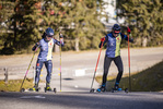 29.10.2021, xkvx, Biathlon Training Antholz-Anterselva, v.l. Marion Wiesensarter (Germany), Vanessa Voigt (Germany)  