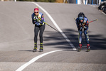 29.10.2021, xkvx, Biathlon Training Antholz-Anterselva, v.l. Karolin Horchler (Germany), Vanessa Hinz (Germany)  