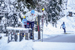 06.11.2021, xmlx, Biathlon - Langlauf Training Davos, v.l. Ski Technician Sebastian Hopf (Germany), Ski Technician Niklas Kellerer (Germany)