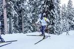 06.11.2021, xmlx, Biathlon - Langlauf Training Davos, v.l. Ski Technician Niklas Kellerer (Germany)  