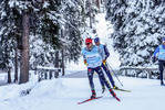 06.11.2021, xmlx, Biathlon - Langlauf Training Davos, v.l. Mareike Braun (Germany)  