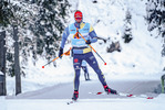 06.11.2021, xmlx, Biathlon - Langlauf Training Davos, v.l. Roman Rees (Germany)