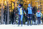 06.11.2021, xmlx, Biathlon Training Lenzerheide, v.l. Marion Wiesensarter (Germany), Vanessa Hinz (Germany)