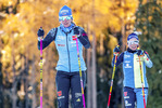 06.11.2021, xmlx, Biathlon Training Lenzerheide, v.l. Vanessa Hinz (Germany), Marion Wiesensarter (Germany)