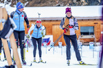 06.11.2021, xmlx, Biathlon Training Lenzerheide, v.l. Vanessa Hinz (Germany), Janina Hettich (Germany), Denise Herrmann (Germany)
