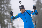 10.11.2021, xkvx, Biathlon Training Sjusjoen, v.l. Simon Desthieux (France)  