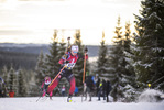 13.11.2021, xkvx, Season Opening Sjusjoen - Sprint Women, v.l. Karoline Erdal (Norway)  