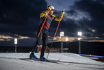 25.11.2021, xkvx, Biathlon IBU World Cup Oestersund, Training Women and Men, v.l. Thierry Langer (Belgium) in aktion / in action competes
