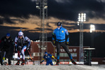 25.11.2021, xkvx, Biathlon IBU World Cup Oestersund, Training Women and Men, v.l. Fabien Claude (France) in aktion / in action competes