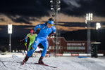 25.11.2021, xkvx, Biathlon IBU World Cup Oestersund, Training Women and Men, v.l. Tommaso Giacomel (Italy) in aktion / in action competes