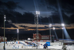 25.11.2021, xkvx, Biathlon IBU World Cup Oestersund, Training Women and Men, v.l. Feature / Stadion / Stadium / Flutlicht in aktion / in action competes