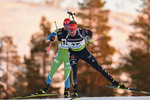 25.11.2021, xetx, Biathlon IBU Cup Idre, Sprint Men, v.l. Johannes Kuehn (GER)