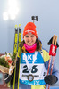 27.11.2021, xkvx, Biathlon IBU World Cup Oestersund, Individual Women, v.l. Denise Herrmann (Germany) bei der Siegerehrung / at the medal ceremony