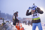 27.11.2021, xetx, Biathlon IBU Cup Idre, Sprint Men, v.l. Vasilii Tomshin (RUS), Vasilii Tomshin (RUSSIA)