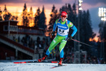 28.11.2021, xkvx, Biathlon IBU World Cup Oestersund, Sprint Men, v.l. Miha DOVZAN (Slovenia) in aktion / in action competes