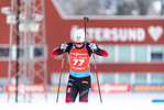 28.11.2021, xkvx, Biathlon IBU World Cup Oestersund, Sprint Women, v.l. Ida Lien (Norway) in aktion / in action competes