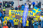28.11.2021, xkvx, Biathlon IBU World Cup Oestersund, Sprint Women, v.l.  Schweden Fans / Sweden Fans