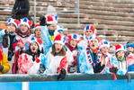 28.11.2021, xkvx, Biathlon IBU World Cup Oestersund, Sprint Women, v.l.  Franzoesische Fans / French Fans