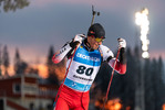28.11.2021, xkvx, Biathlon IBU World Cup Oestersund, Sprint Men, v.l. Julian EBERHARD (Austria) in aktion / in action competes