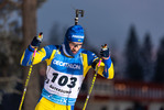 28.11.2021, xkvx, Biathlon IBU World Cup Oestersund, Sprint Men, v.l. Malte STEFANSSON (Sweden) in aktion / in action competes