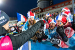 28.11.2021, xkvx, Biathlon IBU World Cup Oestersund, Sprint Men, v.l. Johannes Thingnes Boe (Norway) nach der Siegerehrung / after the medal ceremony