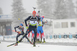 28.11.2021, xetx, Biathlon IBU Cup Idre, Pursuit Men, v.l. Johannes Kuehn (GERMANY)