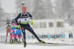 28.11.2021, xetx, Biathlon IBU Cup Idre, Pursuit Men, v.l. Johannes Kuehn (GERMANY)