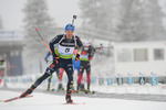 28.11.2021, xetx, Biathlon IBU Cup Idre, Pursuit Men, v.l. David Zobel (GERMANY)