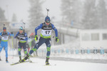 28.11.2021, xetx, Biathlon IBU Cup Idre, Pursuit Men, v.l. Mikita Labastau (BELARUS)