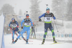 28.11.2021, xetx, Biathlon IBU Cup Idre, Pursuit Men, v.l. Ilya Auseyenka (BELARUS), Daniele Cappellari (ITALY)