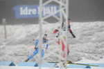 28.11.2021, xetx, Biathlon IBU Cup Idre, Pursuit Men, v.l. Dominic Unterweger (AUSTRIA)