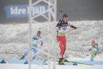 28.11.2021, xetx, Biathlon IBU Cup Idre, Pursuit Men, v.l. Dominic Unterweger (AUSTRIA)